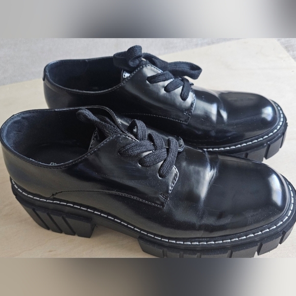 Madden Girl Shoes - Madden Girl Black Platform Oxford